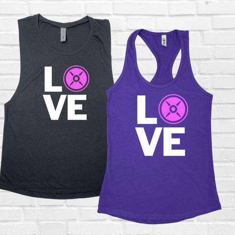 Love Weight Plate Tank