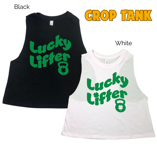 Lucky Lifter Tank. St Patricks Day workout top.