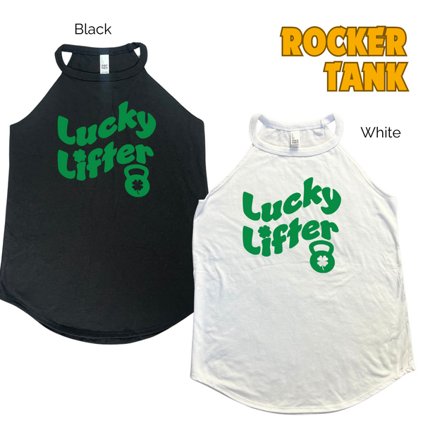 Lucky Lifter Tank. St Patricks Day workout top.