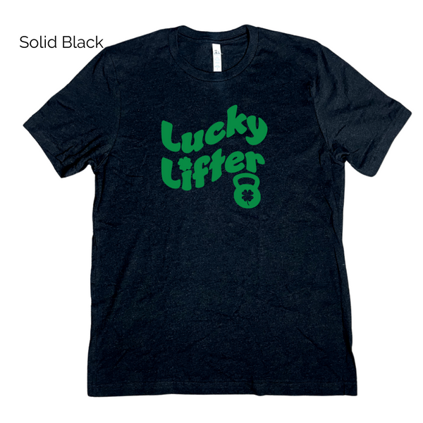 Lucky lifter St patricks day gym tshirt - liberte lifestyles