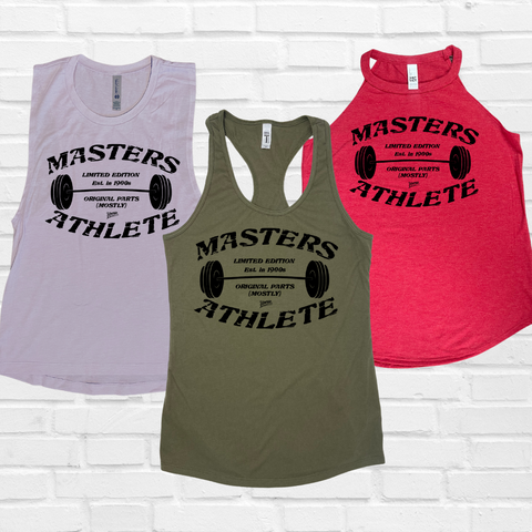 Masters athlete tank - Liberte Lifestyles Fitness tanks