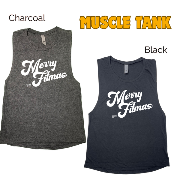 Merry Fitmas Tank - Liberte Lifestyles Christmas Workout tanks