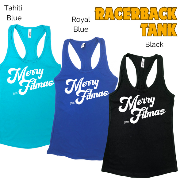 Merry Fitmas Tank - Liberte Lifestyles Christmas Workout tanks