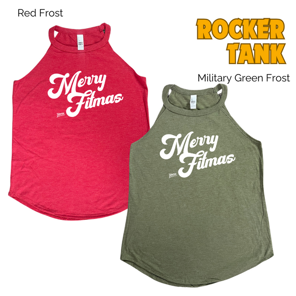 Merry Fitmas Tank - Liberte Lifestyles Christmas Workout tanks