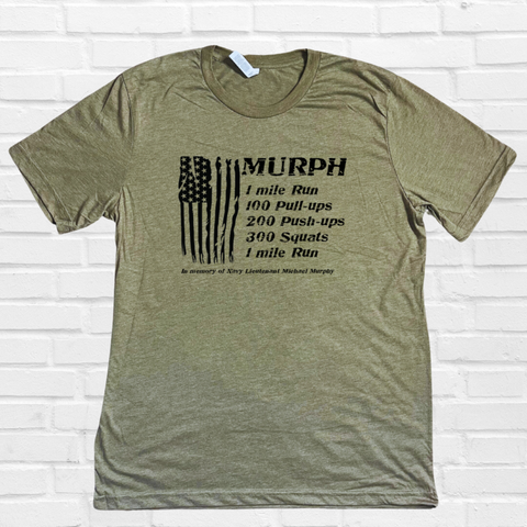 Murph workout tshirt - liberte lifestyles crossfit apparel