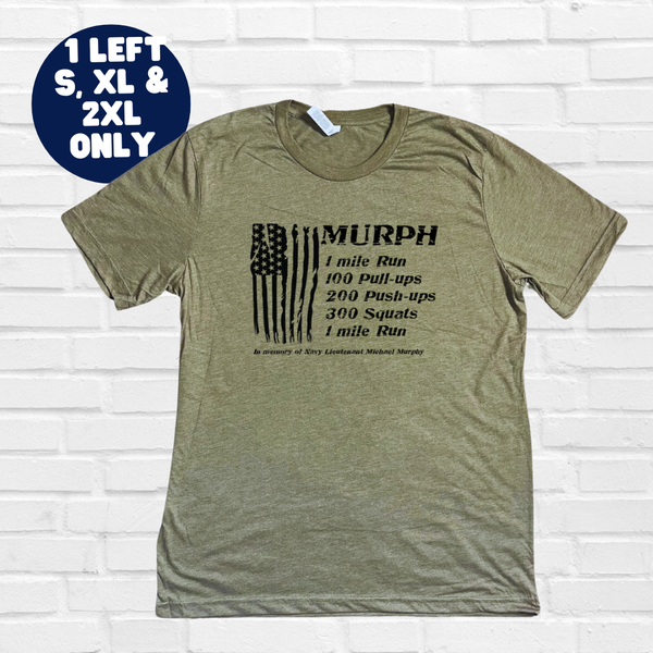 Murph Tee - Olive - FINAL SALE - S, XL & 2XL only