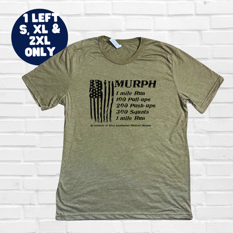 Murph Tee - Olive - FINAL SALE - S, XL & 2XL only