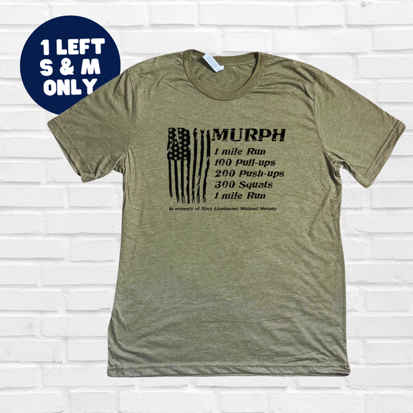 Murph Tee - Olive - FINAL SALE - S & M only