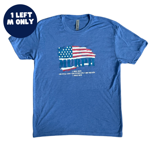Murph USA Tee - FINAL SALE - Vintage Royal - M only