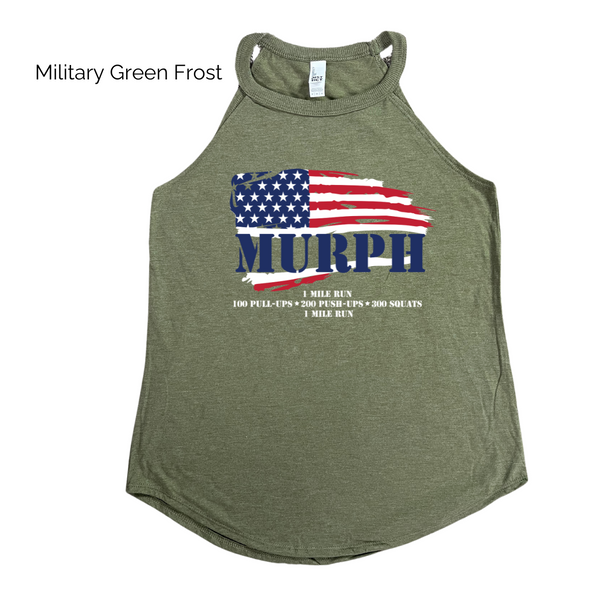 Murph usa rocker tank - liberte lifestyles murph workout tops