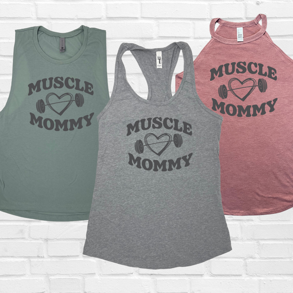 Muscle Mommy Tank - Liberte Lifestyles workout tanks