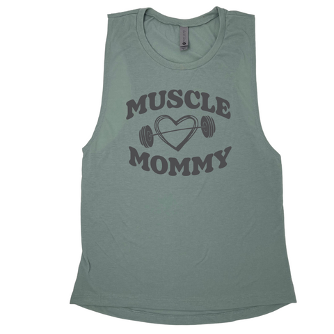 Muscle mommy muscle tank - Liberte Lifestyles fitness tees