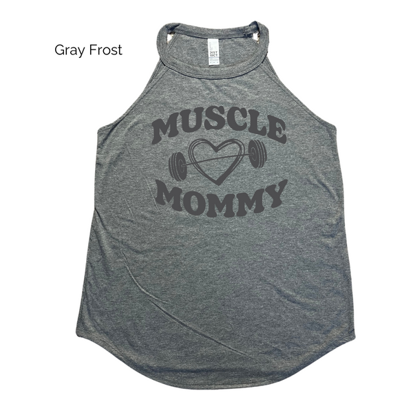Muscle Mommy Rocker Tank - Liberte Lifestyles Fitness Tanks