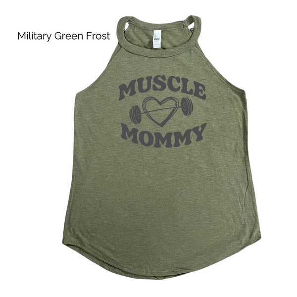 Muscle Mommy Rocker Tank - Liberte Lifestyles Fitness Tanks