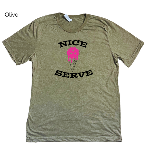 Nice serve Pickleball tee - Liberte Lifestyles Pickleball tops