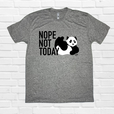 Liberte Lifestyles Gym Fitness Apparel & Accessories - nope not today panda t-shirt k for crossfit weightlifting casual 