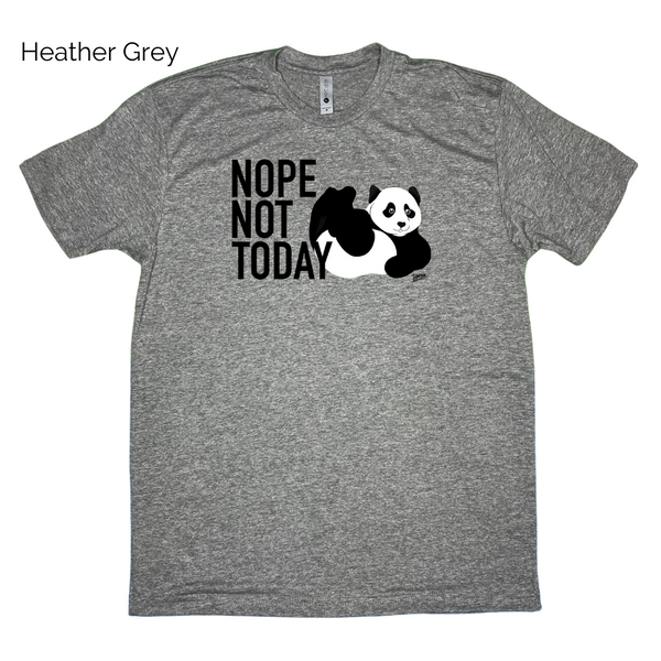 Liberte Lifestyles Gym Fitness Apparel & Accessories - nope not today panda t-shirt k for crossfit weightlifting casual 