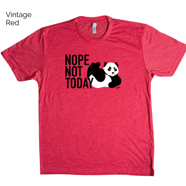 Liberte Lifestyles Gym Fitness Apparel & Accessories - nope not today panda t-shirt k for crossfit weightlifting casual 