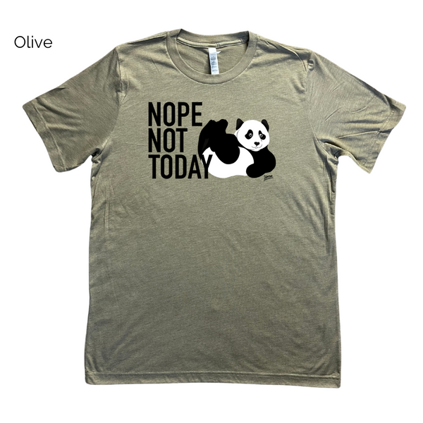 Liberte Lifestyles Gym Fitness Apparel & Accessories - nope not today panda t-shirt k for crossfit weightlifting casual 