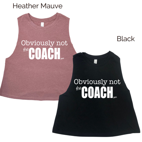 Obviously not the coach crop tank - Liberte Lifestyles Fitness workout tanks.