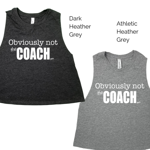 Obviously not the coach crop tank - Liberte Lifestyles Fitness workout tanks.