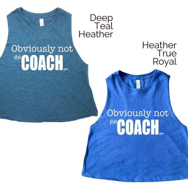 Obviously not the coach crop tank - Liberte Lifestyles Fitness workout tanks.