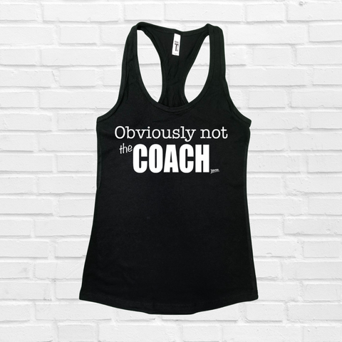 Obviously not the coach racerback tank top - not the coach tank - Liberte Lifestyles Gym Fitness Apparel and Accessories