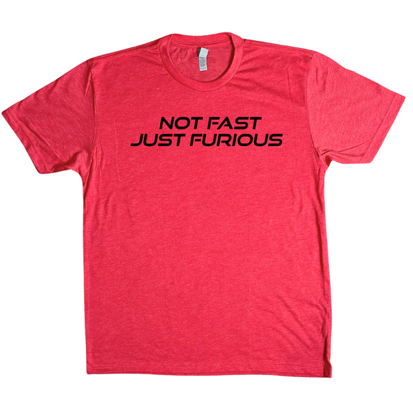 Not Fast Just Furious Tee - Vintage Red - FINAL SALE