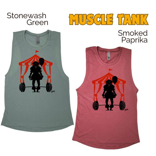 Pennywise tank. Liberte Lifestyles Fitness tanks.