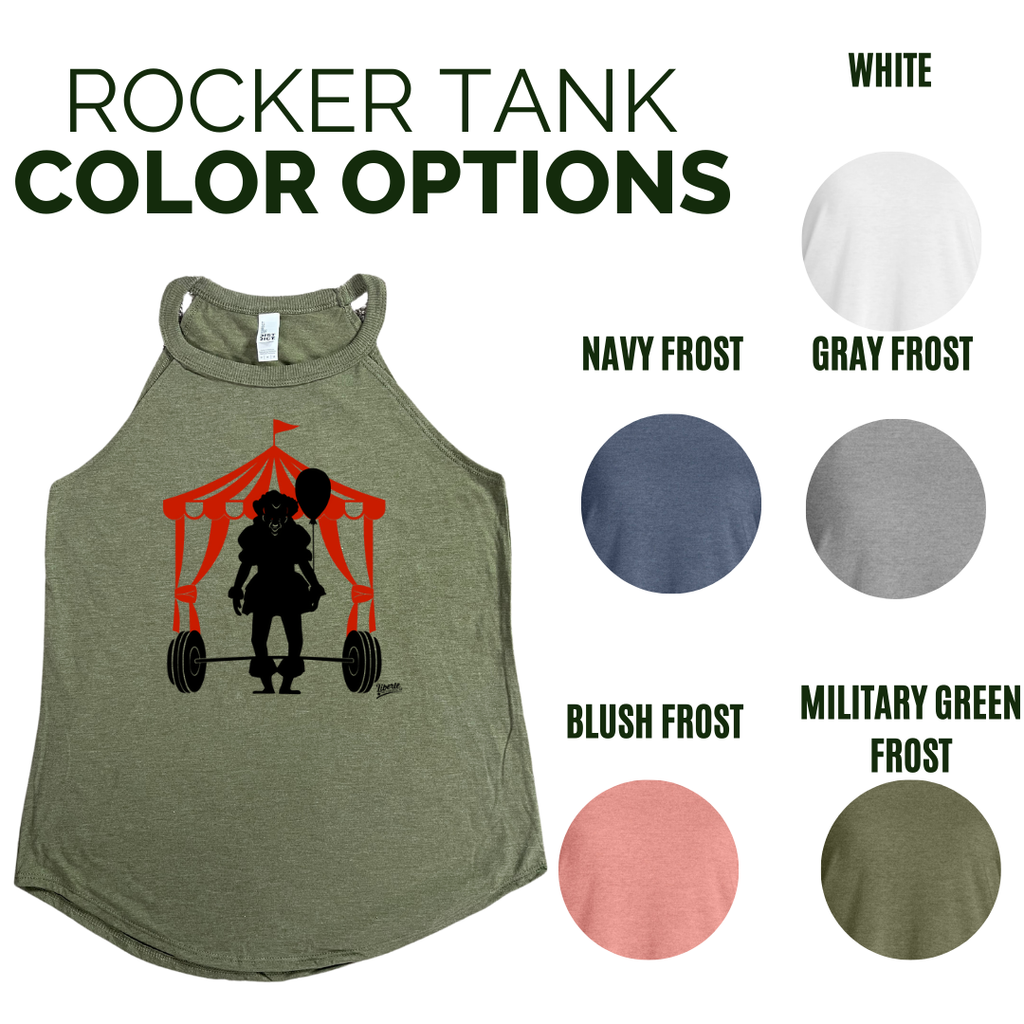 Pennywise tank. Liberte Lifestyles Fitness tanks.