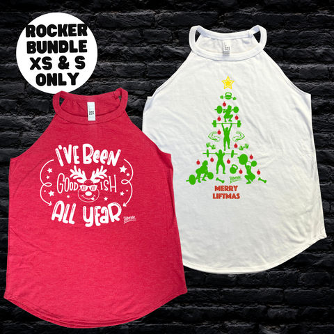 Holiday Rocker Tank Bundle - FINAL SALE - XS & S ONLY