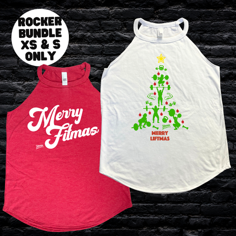 Holiday Rocker Tank Bundle - FINAL SALE - XS & S ONLY