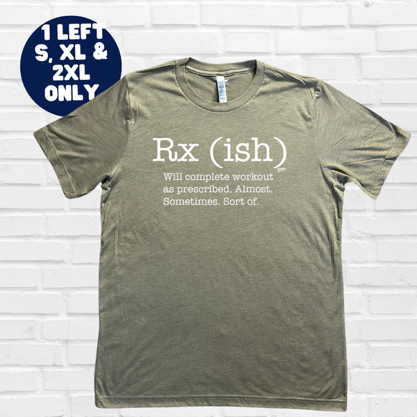 Rx-ish Tee - Olive - FINAL SALE - S, XL & 2XL only