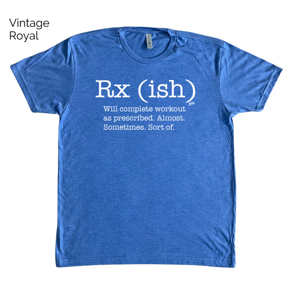 Crossfit Rx-ish athlete, rxish tee, Liberte lifestyles crossfit apparel & accessories