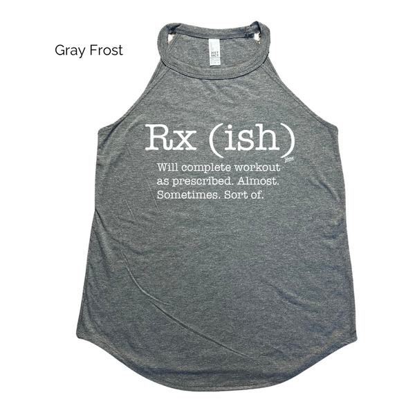 rx-ish rocker tank - crossfit tank - Liberte lifestyles fitness apparel