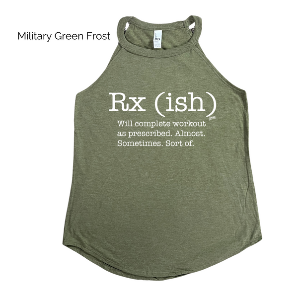 rx-ish rocker tank - crossfit tank - Liberte lifestyles fitness apparel