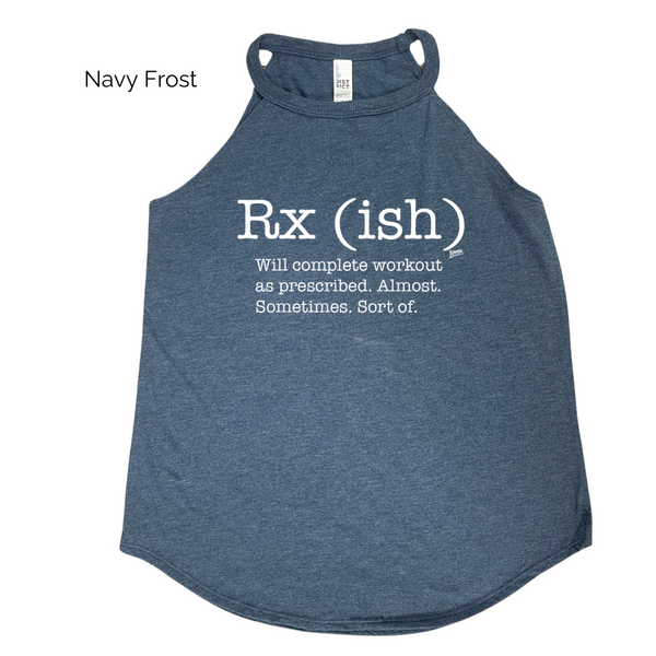 rx-ish rocker tank - crossfit tank - Liberte lifestyles fitness apparel