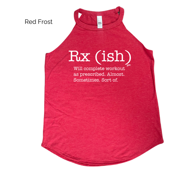 rx-ish rocker tank - crossfit tank - Liberte lifestyles fitness apparel