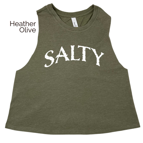 Salty Crop Tank - Liberte Lifestyles fitness tanks