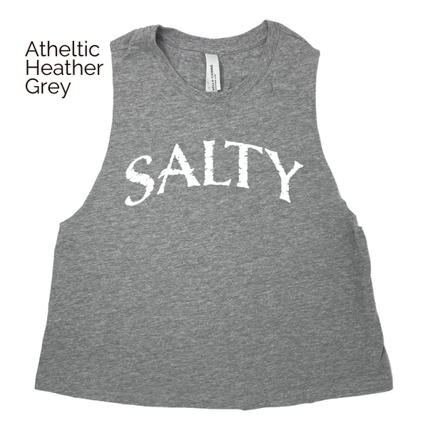 Salty Crop Tank - Liberte Lifestyles fitness tanks