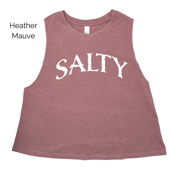 Salty Crop Tank - Liberte Lifestyles fitness tanks