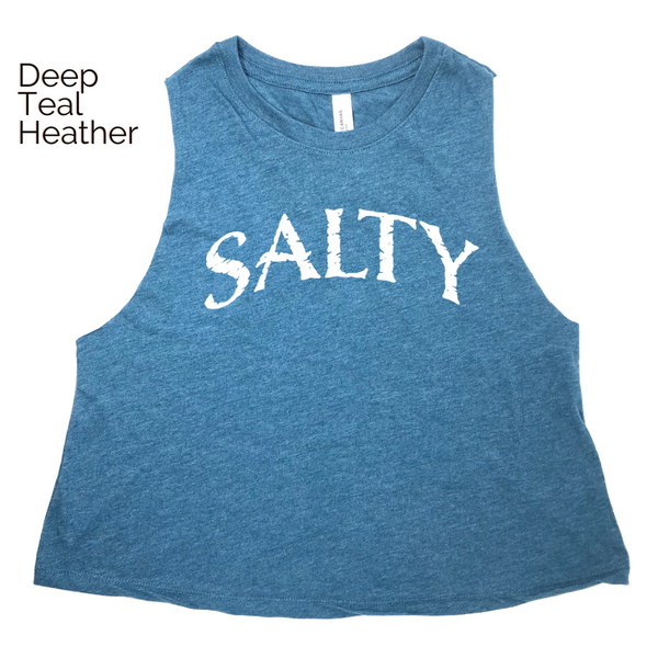 Salty Crop Tank - Liberte Lifestyles fitness tanks