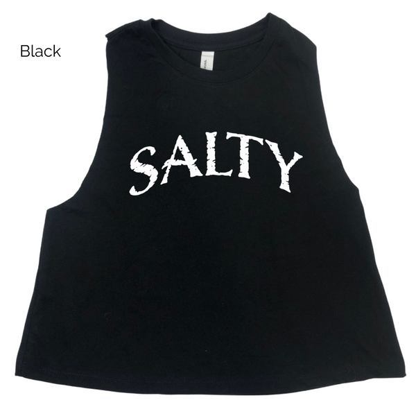 Salty Crop Tank - Liberte Lifestyles fitness tanks