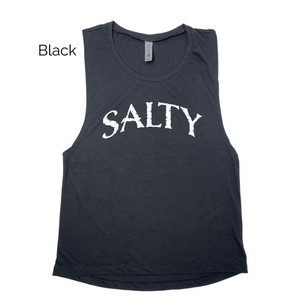 Salty Muscle Tank - Liberte Lifestyles Fitness Tops