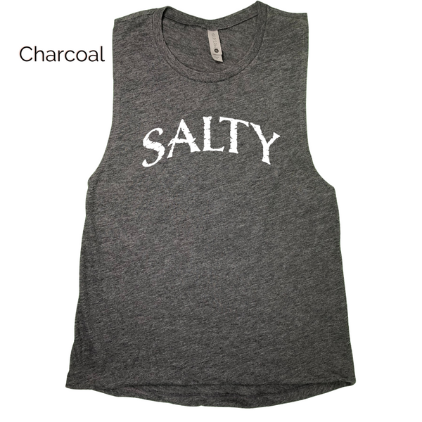 Salty Muscle Tank - Liberte Lifestyles Fitness Tops