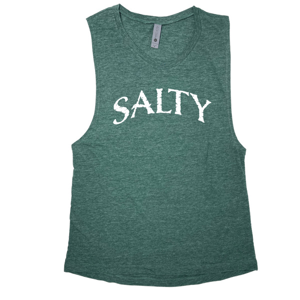 Salty Muscle Tank - Liberte Lifestyles Fitness Tops