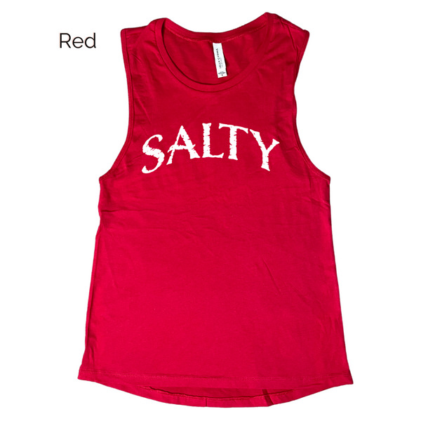 Salty Muscle Tank - Liberte Lifestyles Fitness Tops