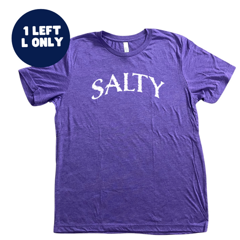 Salty Tee - Purple - L only