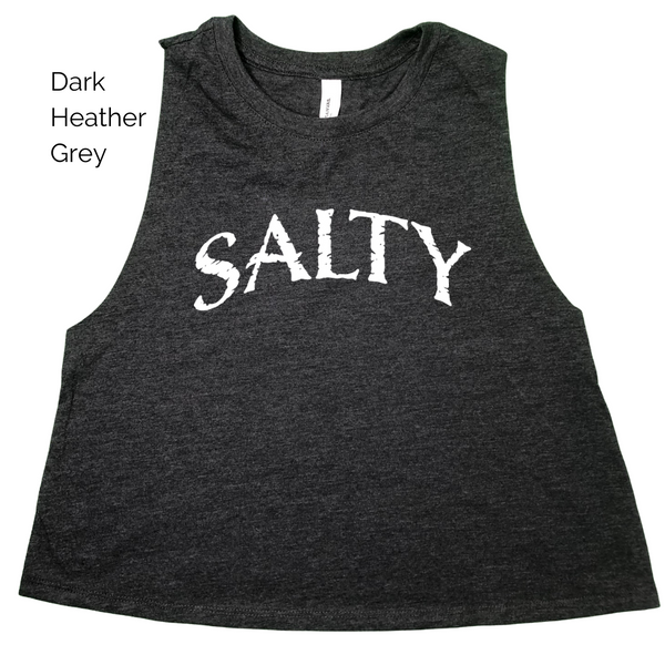 Salty Crop Tank - Liberte Lifestyles fitness tanks