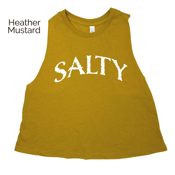 Salty Crop Tank - Liberte Lifestyles fitness tanks